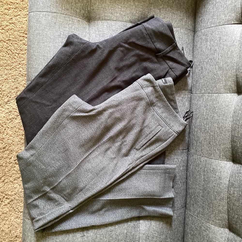 Bundle (2) Amanda & Chelsea gray pants